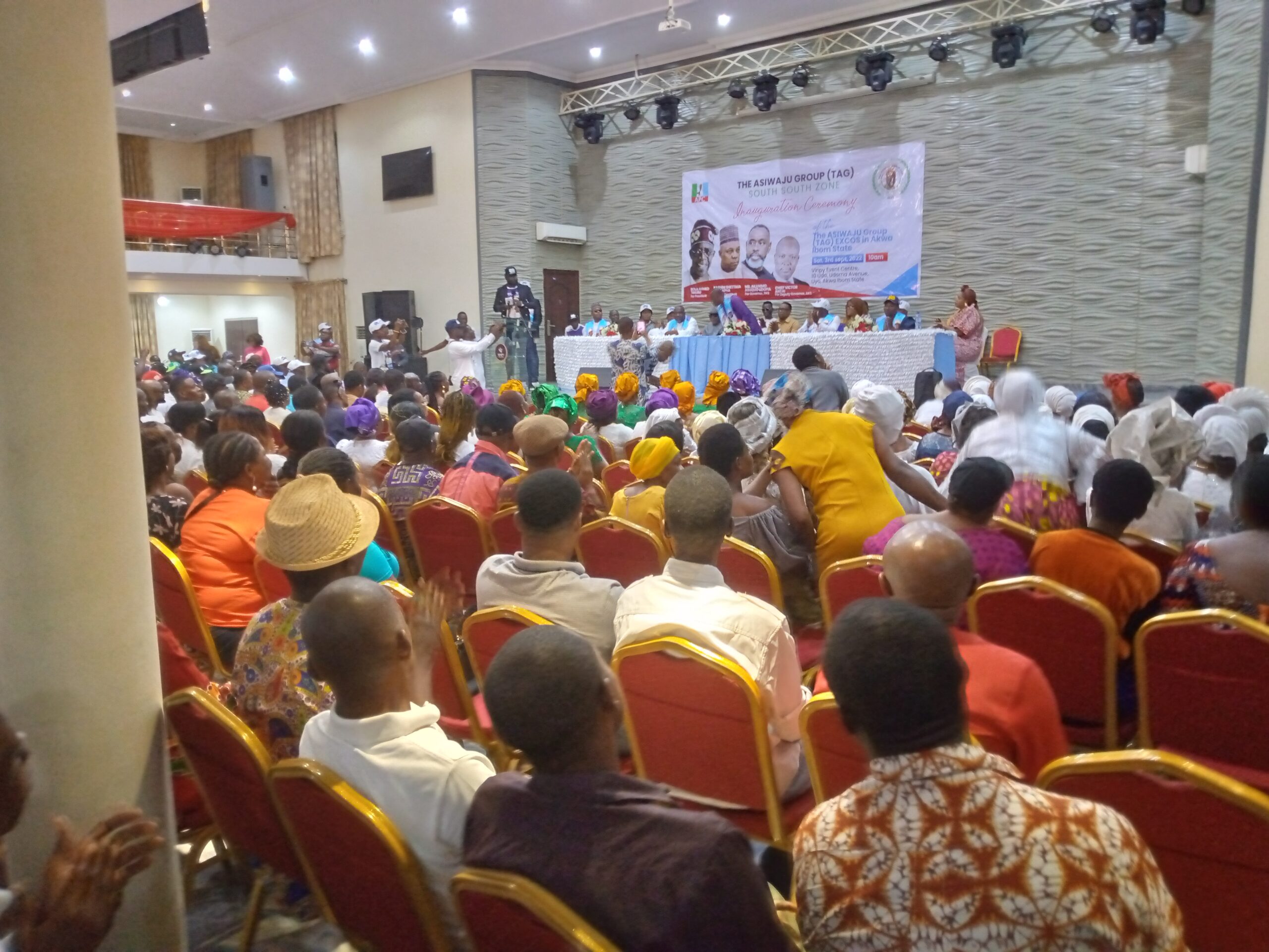 South South Coordinator of the Asiwaju Group TAG Chief Reuben Wilson Shuts-down Uyo Akwa Ibom State For Tinubu