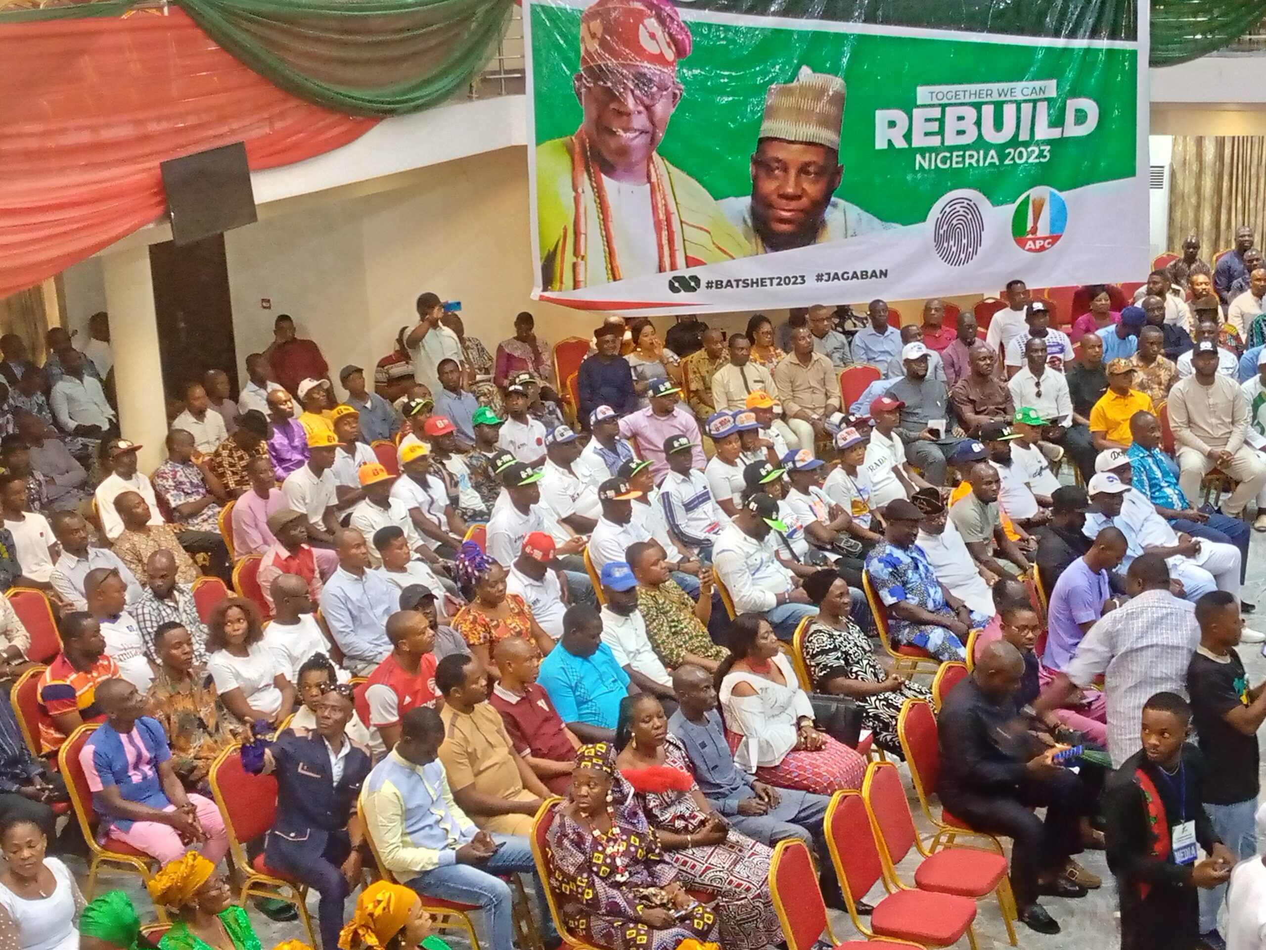 South South Coordinator of the Asiwaju Group TAG Chief Reuben Wilson Shuts-down Uyo Akwa Ibom State For Tinubu