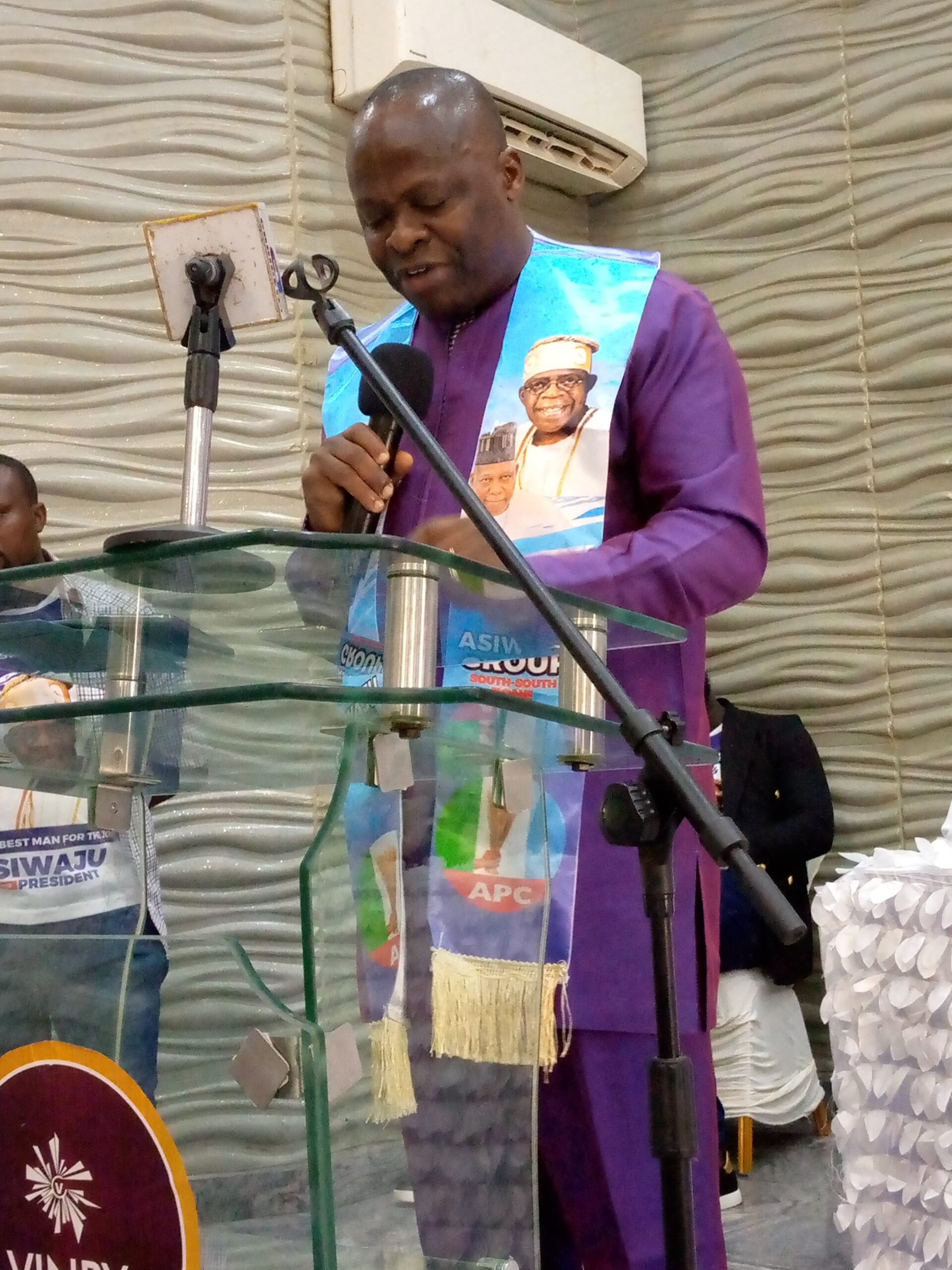 South South Coordinator of the Asiwaju Group TAG Chief Reuben Wilson Shuts-down Uyo Akwa Ibom State For Tinubu