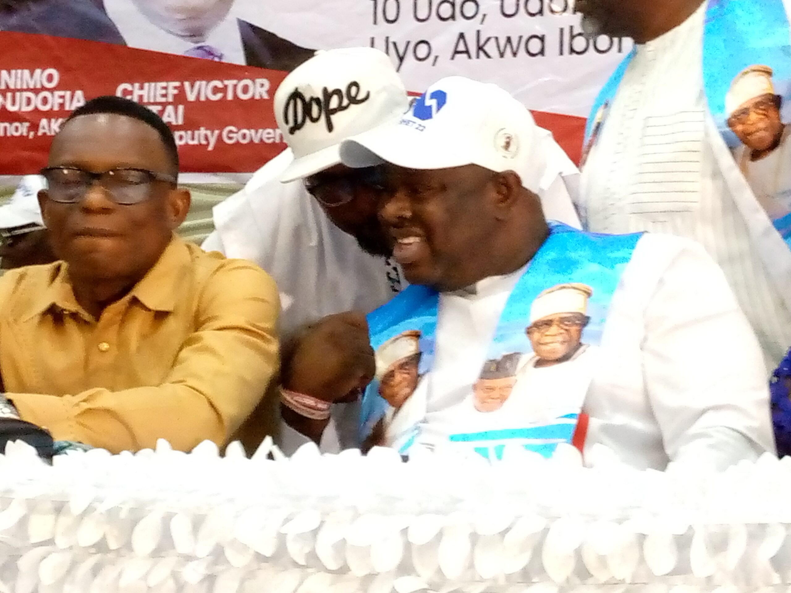 South South Coordinator of the Asiwaju Group TAG Chief Reuben Wilson Shuts-down Uyo Akwa Ibom State For Tinubu