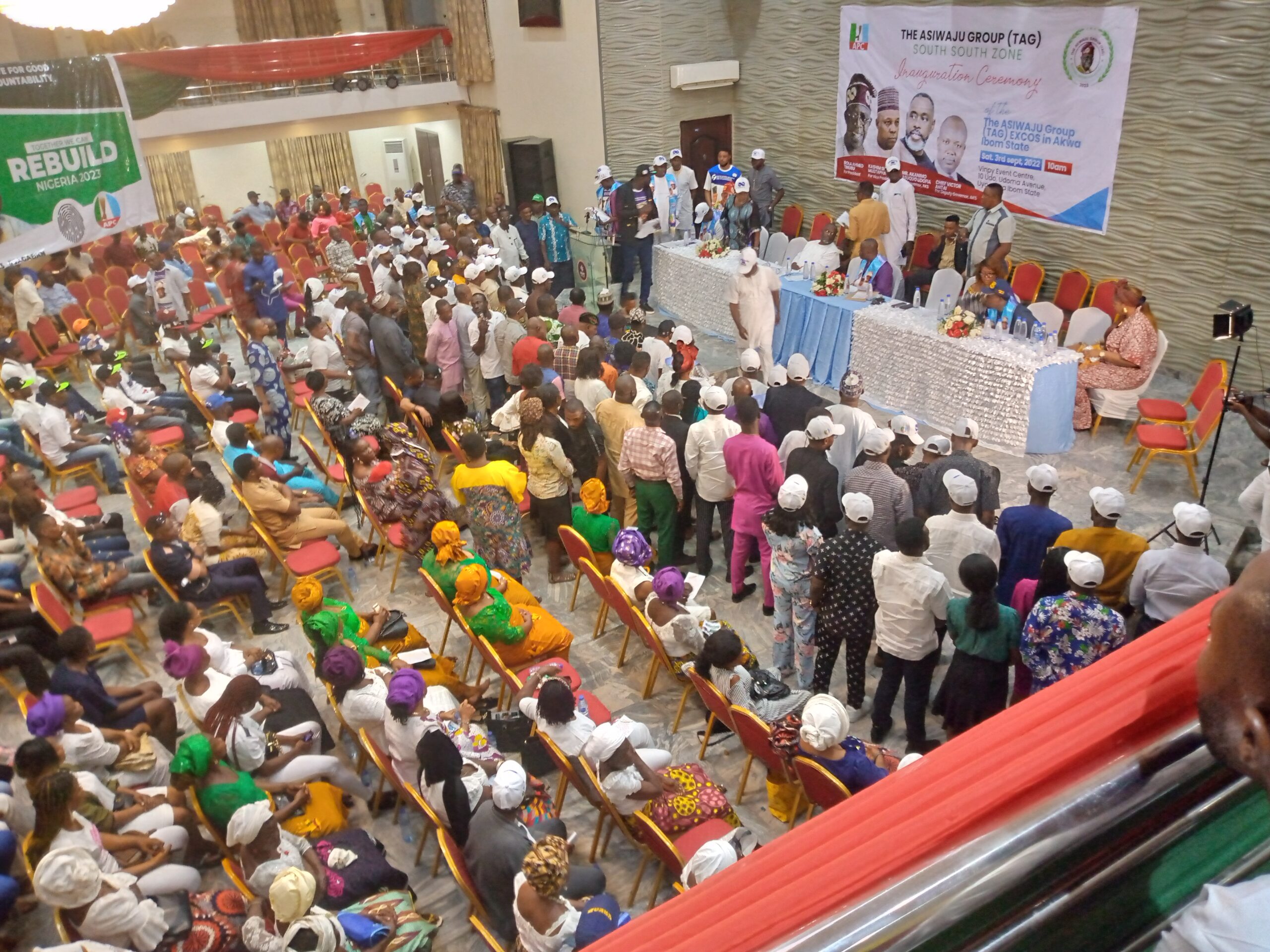 South South Coordinator of the Asiwaju Group TAG Chief Reuben Wilson Shuts-down Uyo Akwa Ibom State For Tinubu