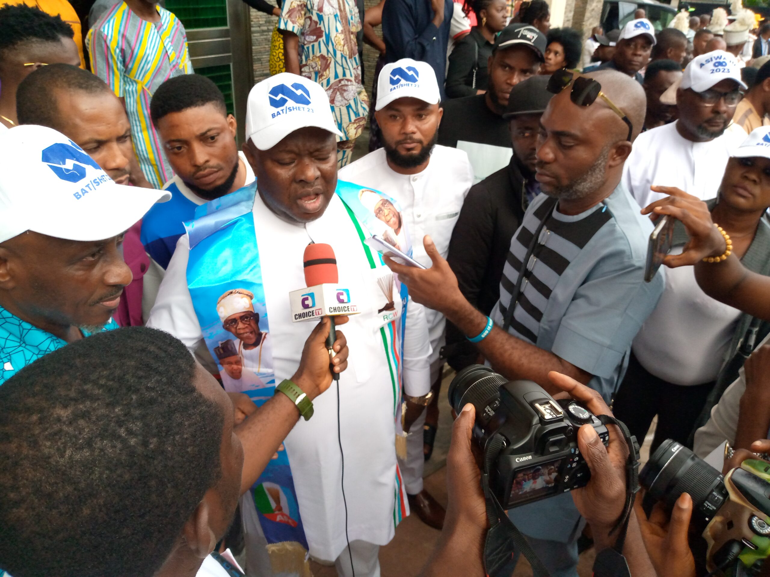 South South Coordinator of the Asiwaju Group TAG Chief Reuben Wilson Shuts-down Uyo Akwa Ibom State For Tinubu