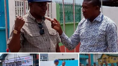 DG PASTOR REUBEN INITIATIVE DR SOLOMON DAVID TODAY INSPECTS TSG CAMPAIGN HEADQUARTERS IN YENAGOA, MEETS DIRECTOR GENERAL PRINCE EBITIMI AMGBARE