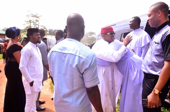 Maduka Buries Mother-In-Law In Imo, Pledges Befitting Home For Catholic Priests