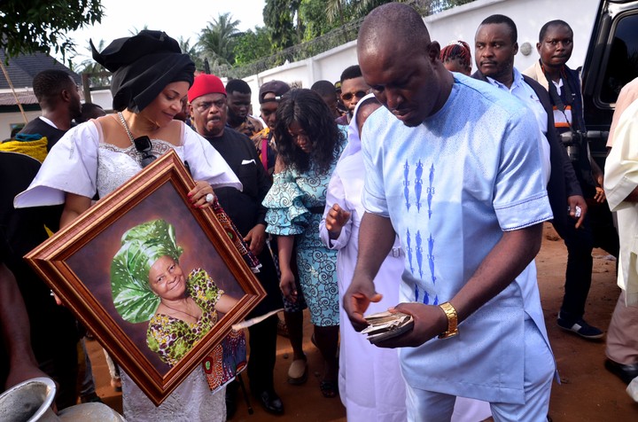 Maduka Buries Mother-In-Law In Imo, Pledges Befitting Home For Catholic Priests