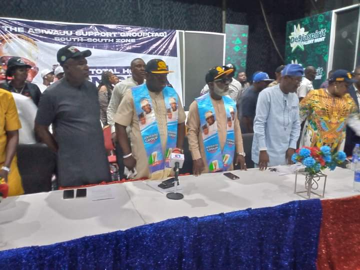 PASTOR REUBEN INAUGURATES CROSS RIVER STATE CHAPTER OF THE ASIWAJU GROUP TAG, SHUTDOWN THE CULTURAL CENTRE FOR TINUBU