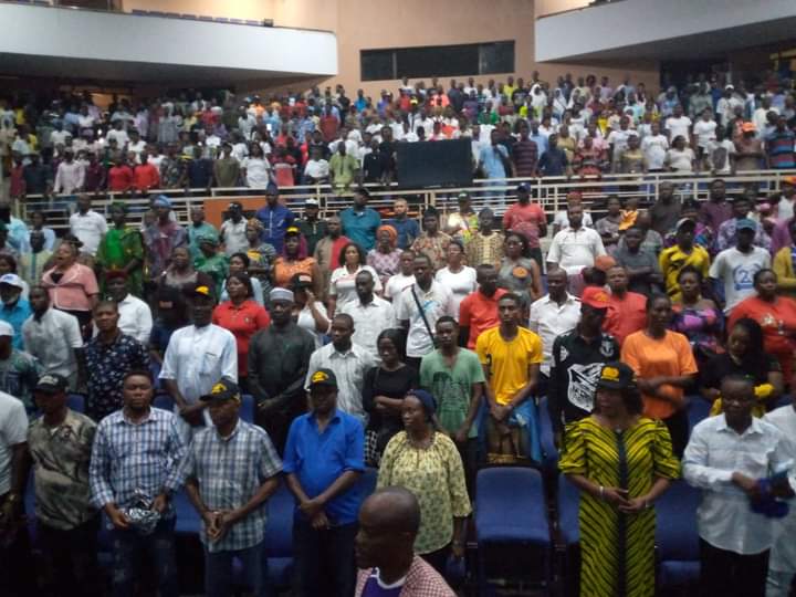 PASTOR REUBEN INAUGURATES CROSS RIVER STATE CHAPTER OF THE ASIWAJU GROUP TAG, SHUTDOWN THE CULTURAL CENTRE FOR TINUBU