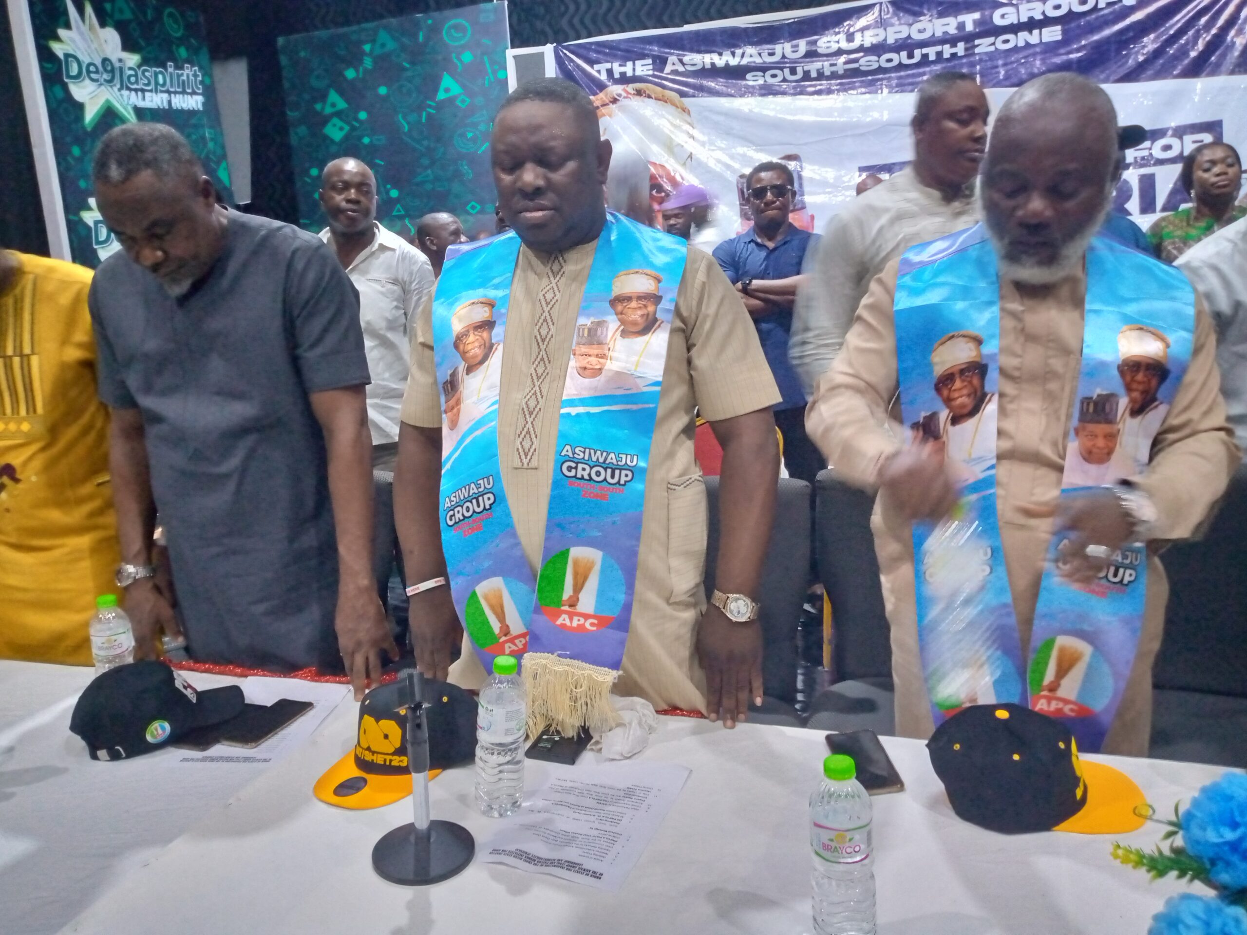 PASTOR REUBEN INAUGURATES CROSS RIVER STATE CHAPTER OF THE ASIWAJU GROUP TAG, SHUTDOWN THE CULTURAL CENTRE FOR TINUBU