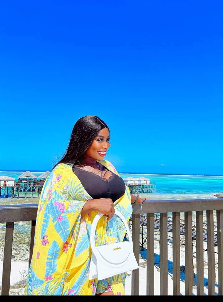 Bayelsa female welder Celebrates birthday outside the country as she enjoys herself in a vacation