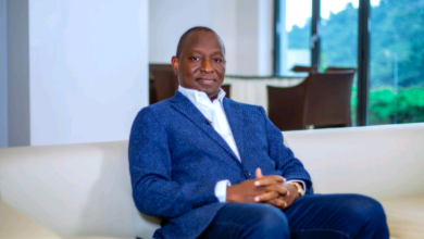 The Group President, Azikel Refinery, Dr. Eruani Azibapu Godbless receives a National Honorary Award as “Commander of the Order of the Federal Republic (CFR)” from President Muhammadu Buhari at the International Conference Centre, Abuja.