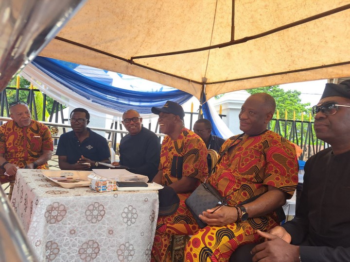 Peter Obi, Arthur Eze, Send. Ekwunife, Others Storm Anambra As Coscharis Motors Boss, Cosmos Maduka Buries Uncle In Style