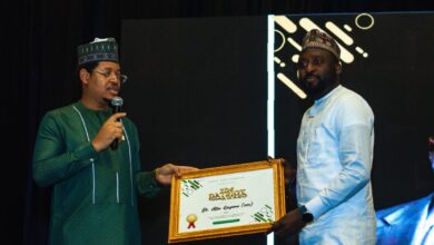 Okorocha, Arthur Eze, Aisha IBB. Allen Onyema,Timipre Sylva, Hadi Sirika, Jummai Amadu Other Bag The Patriots Award