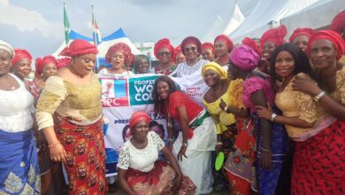 APC Professionals Women Council Coordinator Bayelsa State Pst Esther Saiyou Martins thanked Senator Oluremi Tinubu for visiting flood victims in Bayelsa State