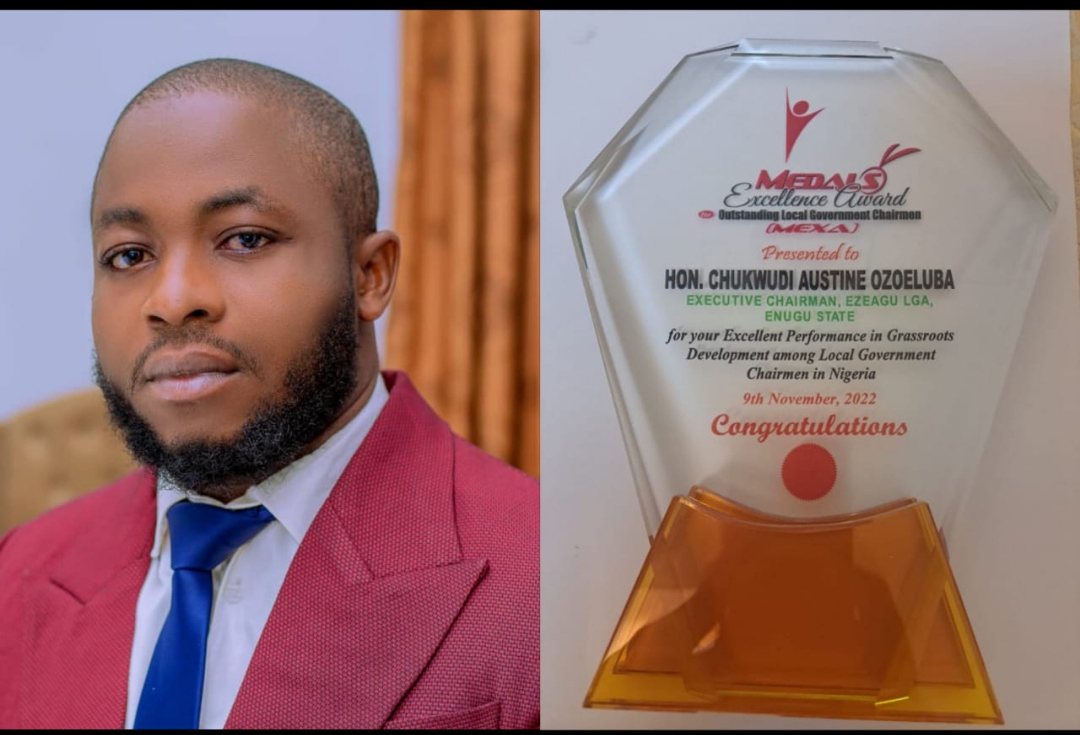 Enugu: Hon. Chukwudi Ozoeluba Honoured With Outstanding Local Government Chairman Award