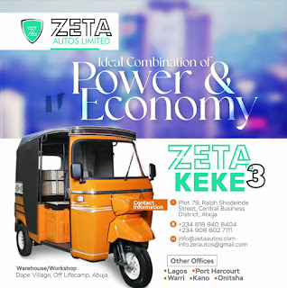 Keke Ride Made Better With Zeta