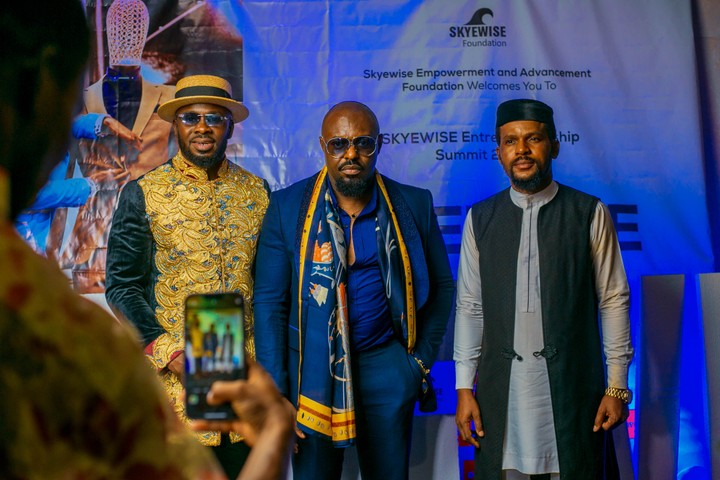Jim Iyke Makes Surprise Appearance As Skyewise Group Honours Staff At Dinner Party