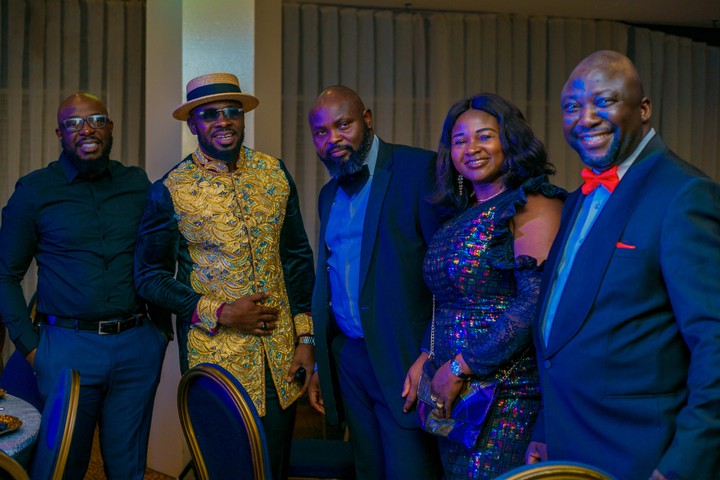 Jim Iyke Makes Surprise Appearance As Skyewise Group Honours Staff At Dinner Party