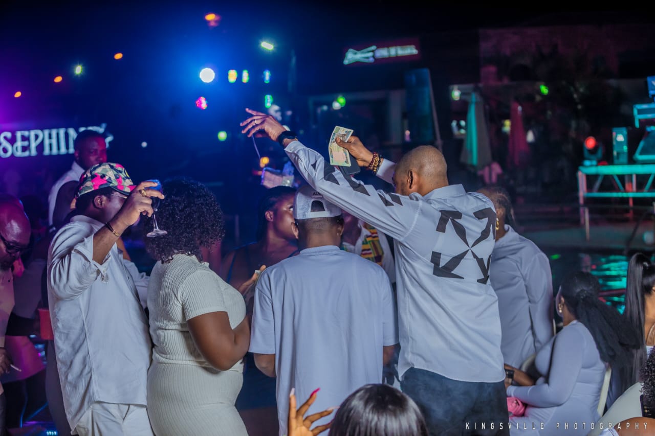 Pictures As Abuja All White Pool Party Holds In Grand Style