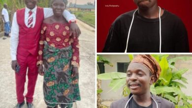 Popular Nigerian Skit maker Comedian Laffsyrup Celebrates Mother