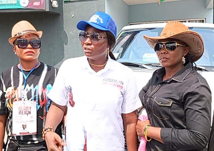 It is a great privilege to send the man Chief Tiwei Orunimighe to the Senate. Woman leader Pastor Reuben Initiative - Pst Esther Saiyou Martins