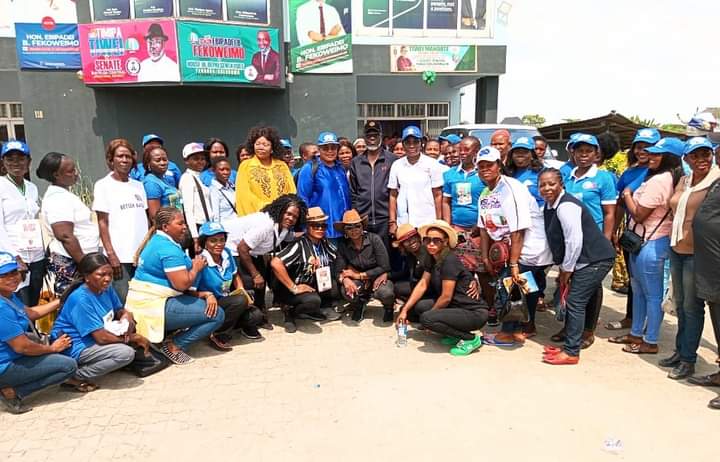 It is a great privilege to send the man Chief Tiwei Orunimighe to the Senate. Woman leader Pastor Reuben Initiative - Pst Esther Saiyou Martins