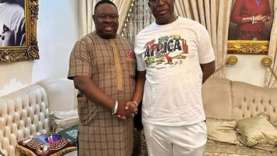 CHIEF TIMIPRE SYLVA MEETS PASTOR REUBEN,  FOUNDER PASTOR REUBEN INITIATIVE FOR GOOD LEADERSHIP AND ACCOUNTABILITY