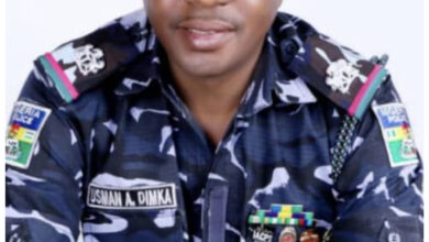 SP. AMB. (Dr.) USMAN AHMED ABDUL_DIMKA wins most active police officer of the year 2022/23 from Nollywood Honour Awards