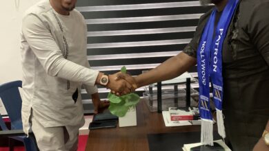 The Former Speaker Bayelsa State House of Asembly received in courtesy visit the leadership of the Association of Movie Producers Bayelsa state Chapter