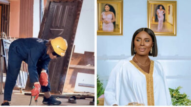 Bayelsa female welder faith Lesley Celebrate mother on her birthday