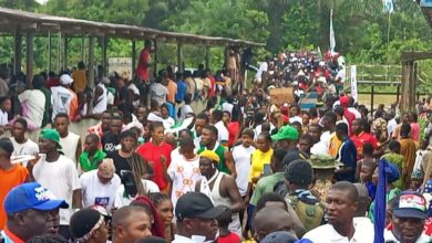 WARD 13 SOUTHERN IJAW YESTERDAY WAS SHUTDOWN AS DR. SOLOMON DAVID COMPANYS GREAT JOSHUA MACIVER TO RECEIVED DEFECTORS IN OPUAMA KINGDOM.