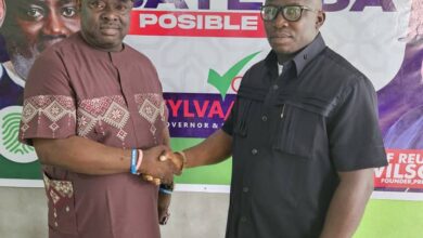 CHIEF HON. JUSTICE S.W. GOLUBO DUMP PRINCIPAL GOVERNOR DOUYE DIRI FOR APC RECEIVE BY PASTOR REUBEN