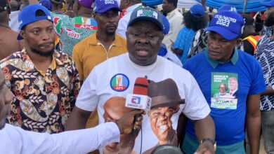 Chief Sylva/MacIver  Takes APC Guber Campaigns to Sagbama LGA.  accompanied by Pastor Reuben Clifford Wilson.