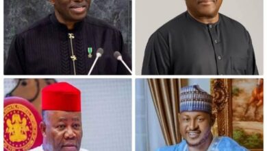 Jonathan, BUA Group Chairman, SP Akpabio, Bago, Dauda Lawal, Betsy Obaseki, Dikko Radda For Democracy Heroes Award*