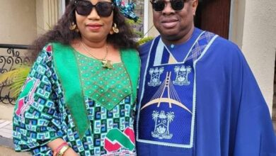 ESTHER MARTINS DEDICATES CERTIFICATE OF APPRECIATION FROM THE ASIWAJU GROUP (TAG) TO CHIEF PASTOR REUBEN CLIFFORD WILSON AND HIS BEAUTIFUL WIFE MRS MERCY REUBEN.