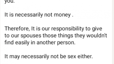 “It is a very dangerous thing to marry a woman who doesn’t need anything from you” – Nigerian lawyer says