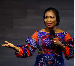 Reactions as clergywoman Funke Adejumo educates single ladies on how to behave when visiting their parents in-law for the first time (video)