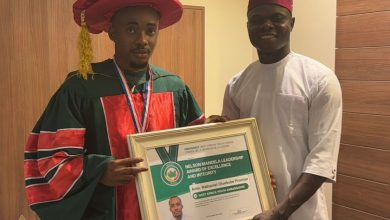 NATHANIEL OLUEBUBE PROMISE HONORED AS ECOWAS YOUTH AMBASSADOR AND RECEIVES PRESTIGIOUS NELSON MANDELA LEADERSHIP AWARD*