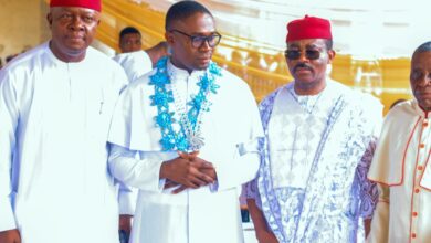 Accolades In Anambra As Dr. Maduka, Ozigbo, Others Celebrate Newly Ordained Catholic Priest