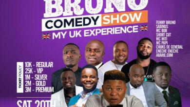 Abuja Entertainment Lovers Excited As Funny Bruno Hits City With “My UK Experience”