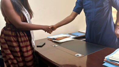 ELIZABETH EMMANUEL GEORGE, THE CURRENT MISS NOLLYWOOD CULTURE AND TOURISM NIGERIA 2024, PAID A COURTESY VISIT TO BAYELSA STATE’S COMMISSIONER FOR Culture AND THE DIRECTOR-GENERAL OF TOURISM DEVELOPMENT AND HOTEL LICENSING AGENCY.