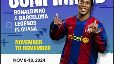 Ronaldinho, Puyol, Rivaldo, and 30 FC Barcelona Legends Set to Storm Accra, Ghana for Historic Peace Match!