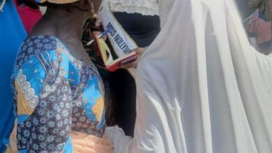 JUST IN:  Queen Hassana Ozohu Salisu Miss Nollywood International visit flood victims