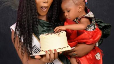Queen Hassana Ozohu salisu celebrate her birthday with little Priscilla, the ORITSGE Media youngest child actor 24th 11 2024.