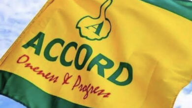 Reaction to the Expulsion of Prof. Chris Imumolen and 12 State Chairmen of the Accord Party by the Maxwell Mgbudem-led Faction