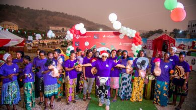 Moment of Emotion as Beneficiaries Weep Tears Of Emotion At PS Women Health Foundation Christmas Giveaway