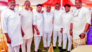 How Friends And Associates Joined Nwabueze Daniel Akpunonu To Pay Final Respect To Father In Colourful Burial In Anambra