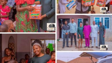Miss Nollywood Culture and Tourism Nigeria visits Daisy Orphanage Home as she distributes food items