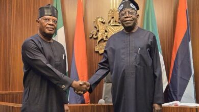 Breaking:President Tinubu swears in Ibok-ete Ibas as Rivers State Sole Administrator.