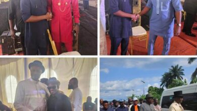 Hon. Gen. Ibena Rufus Salvation, the ever proactive leader  Graces the Ayakoro Annual Festival