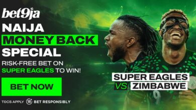 Bet9ja’s Naija Money Back Special: Bet on Nigeria to beat Zimbabwe – and if they don’t, you get your stake back!*